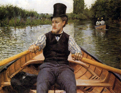 Autoportrait (1877) Peinture de Caillebotte