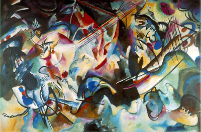Composition VI (1913) Peinture de Kandinsky