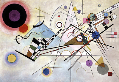 Jaune Rouge Bleu (1925) Peinture de Kandinsky