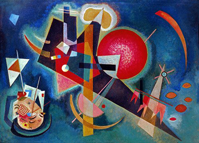 Tableau en bleu (1925) Peinture de Kandinsky