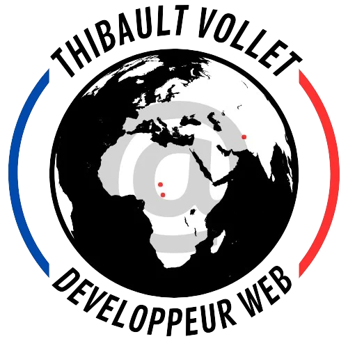 Logo de Thibault Vollet, développeur web junior