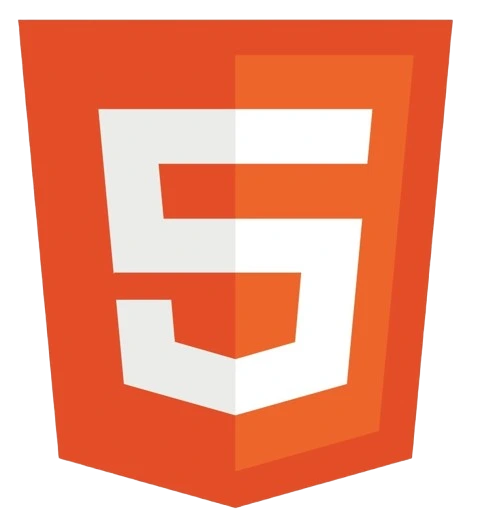 Logo HTML 5 HyperText Markup Language 5, langage de balisage pour la création de pages web